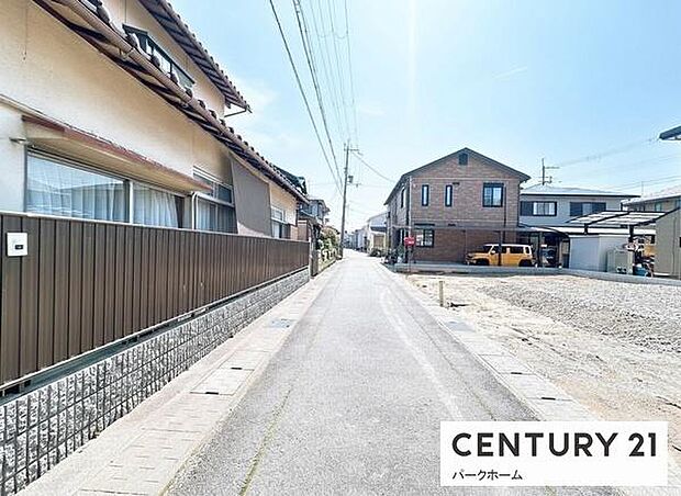 【前面道路】現地の前道道路です!