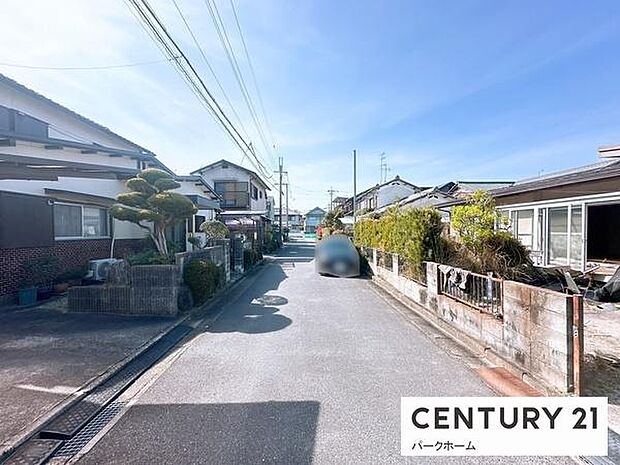 【前面道路】現地の前道道路です!