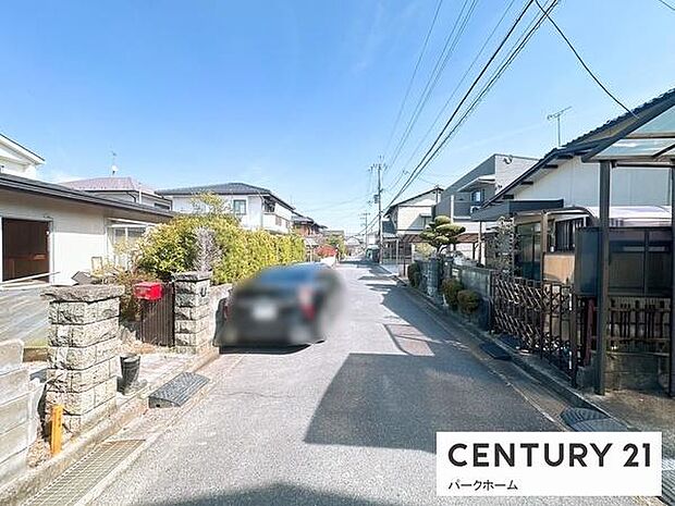 【前面道路】現地の前道道路です!