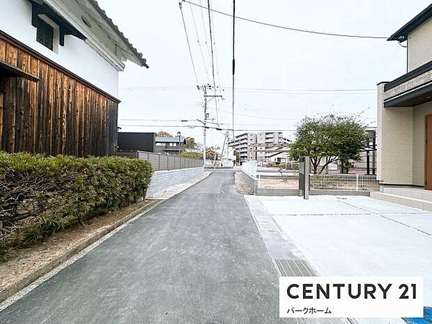【前面道路】現地の前道道路です！