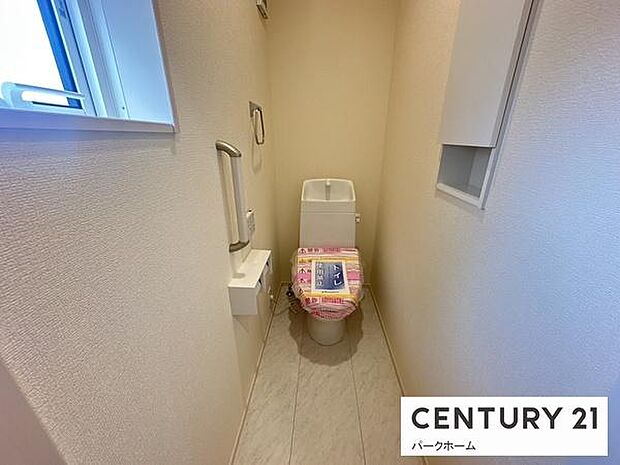 【トイレ】ほっと落ち着くような空間で、ゆったりとお使い頂けます!