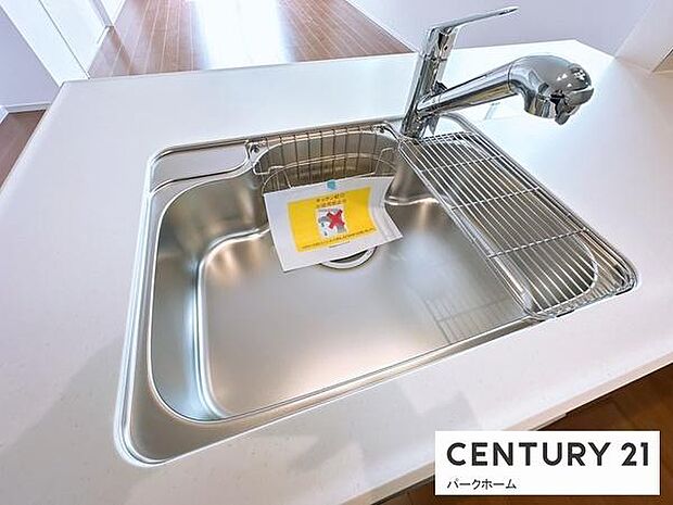 【シンク】広々としたシンクで洗い物が捗ります!