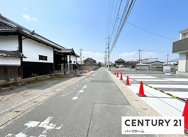 【前面道路】現地の前道道路です!