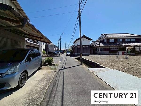 【前面道路】現地の前道道路です