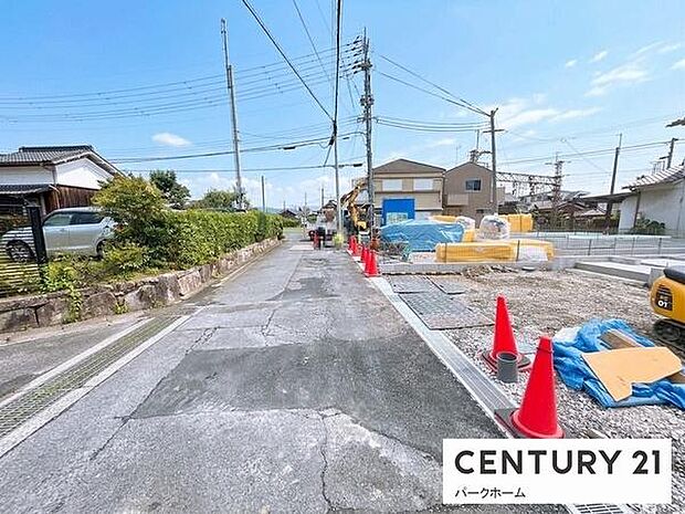 【前面道路】現地の前道道路です!