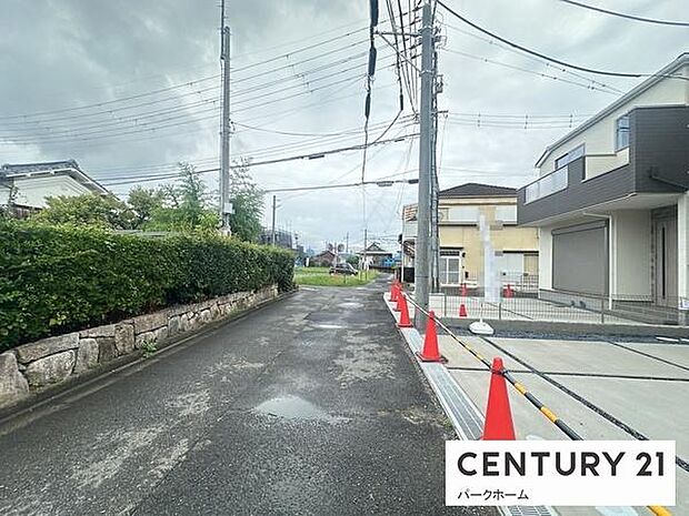 【前面道路】現地の前道道路です！