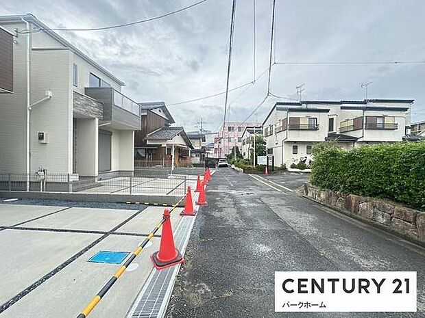 【前面道路】現地の前道道路です！