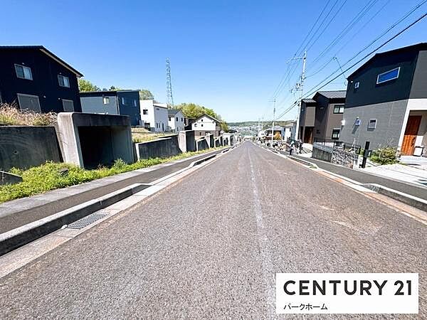 【前面道路】現地の前道道路です！