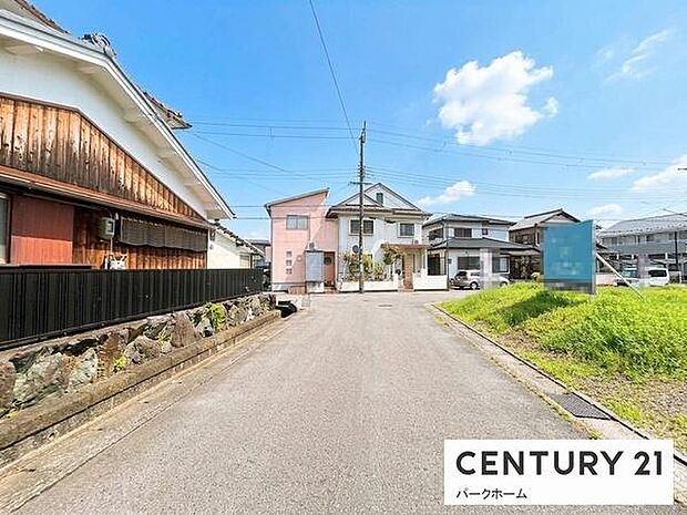 【前面道路】現地の前道道路です！