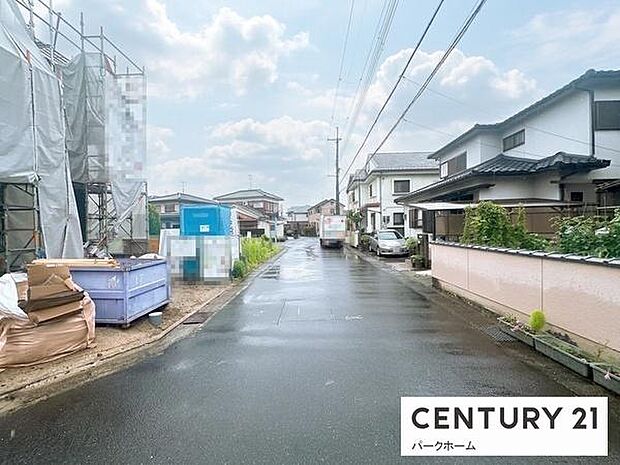 【前面道路】現地の前道道路です！