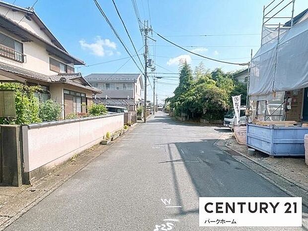 【前面道路】現地の前道道路です！