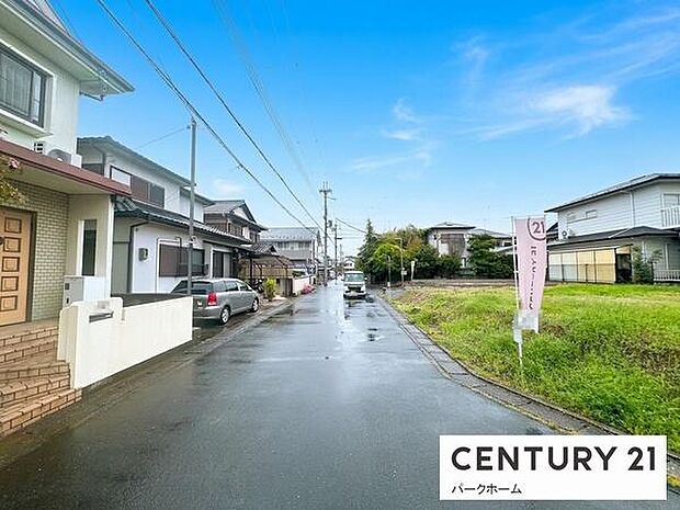 【前面道路】現地の前道道路です！