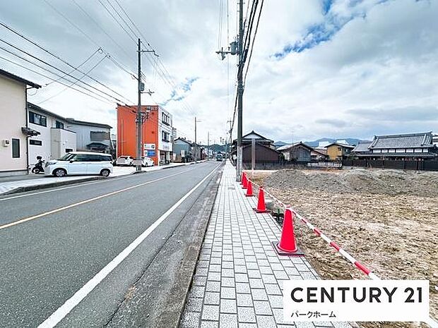 【前面道路】現地の前道道路です！
