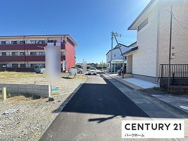 【前面道路】現地の前道道路です！