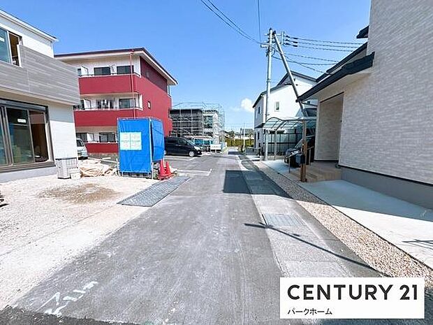 【前面道路】現地の前道道路です!