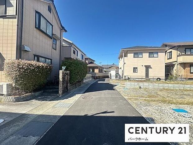 【前面道路】現地の前道道路です!