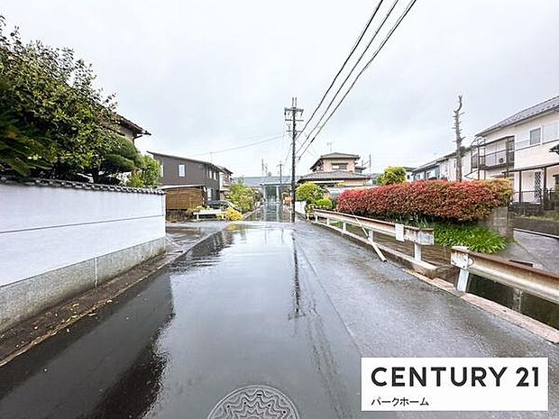 【前面道路】現地の前道道路です!