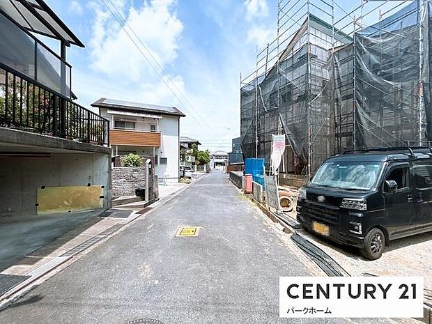 【前面道路】現地の前道道路です!