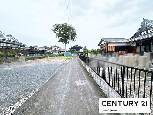 【前面道路】現地の前道道路です！