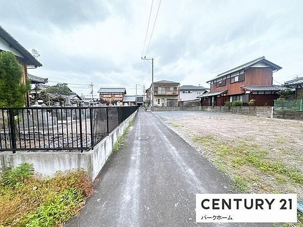 【前面道路】現地の前道道路です！