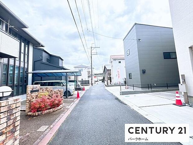 【前面道路】現地の前道道路です!