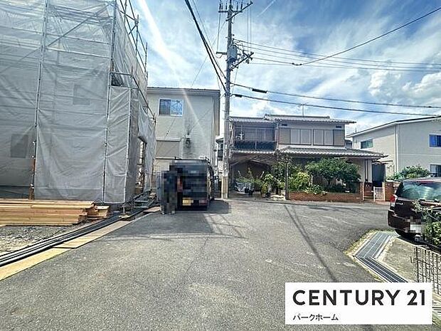 【前面道路】現地の前道道路です!