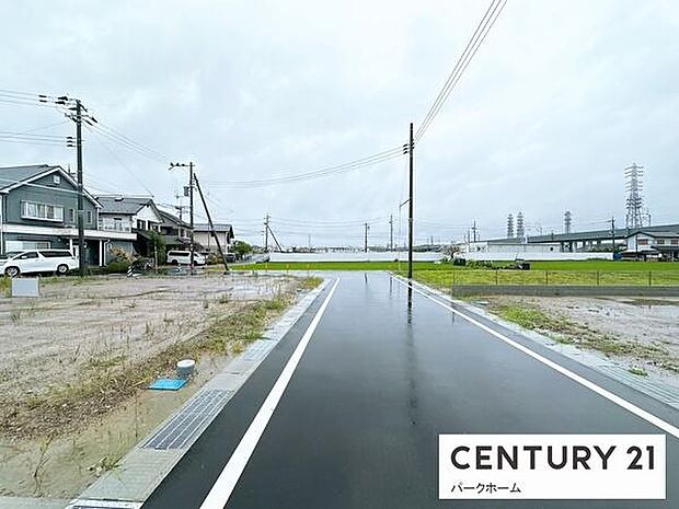 【前面道路】現地の前道道路です！
