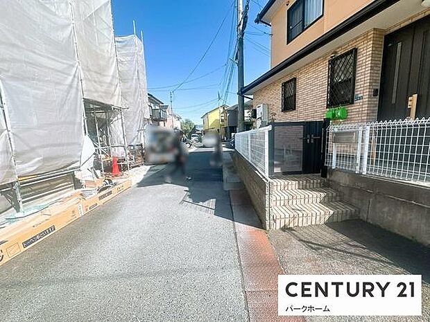 【前面道路】現地の前道道路です！