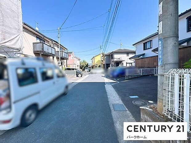 【前面道路】現地の前道道路です！