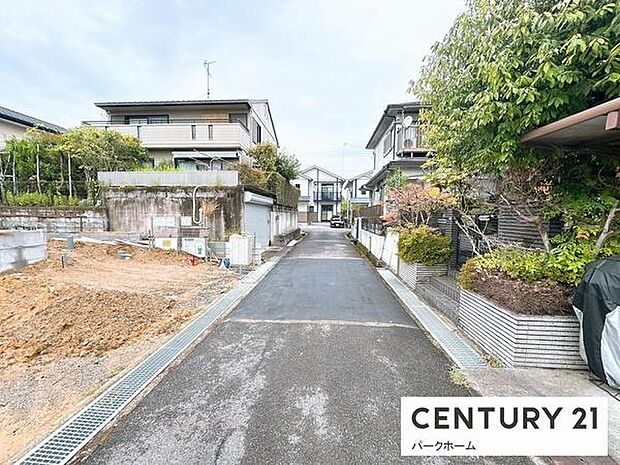 【前面道路】現地の前道道路です!