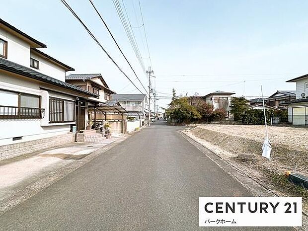 【前面道路】現地の前道道路です!