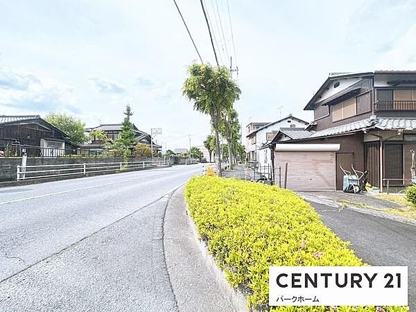 【前面道路】現地の前道道路です