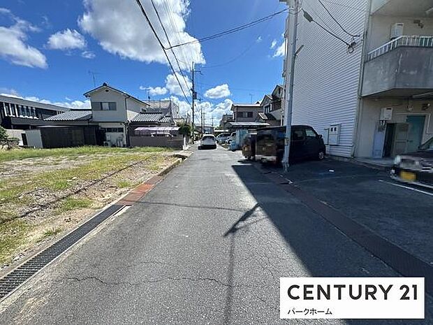 【前面道路】現地の前道道路です！