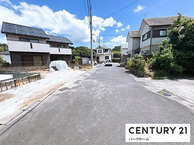 【前面道路】現地の前道道路です!