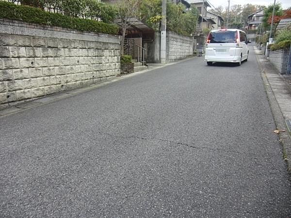 【前面道路】現地の前道道路です！