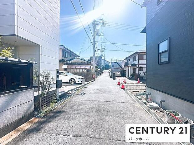 【前面道路】現地の前道道路です!