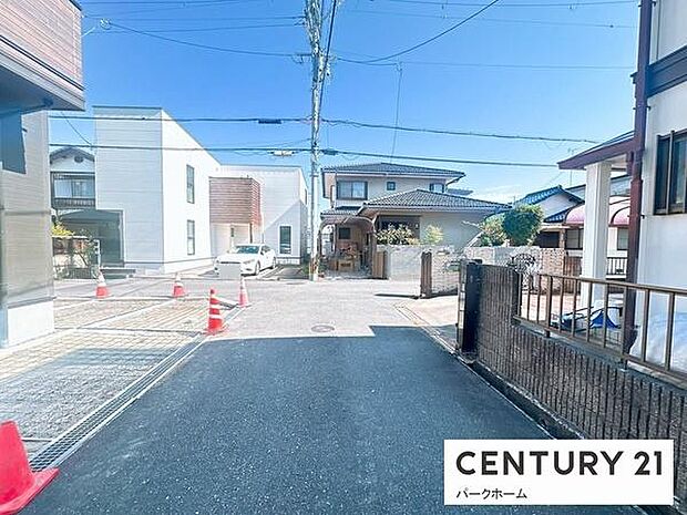 【前面道路】現地の前道道路です!