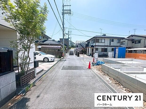 【前面道路】現地の前道道路です！