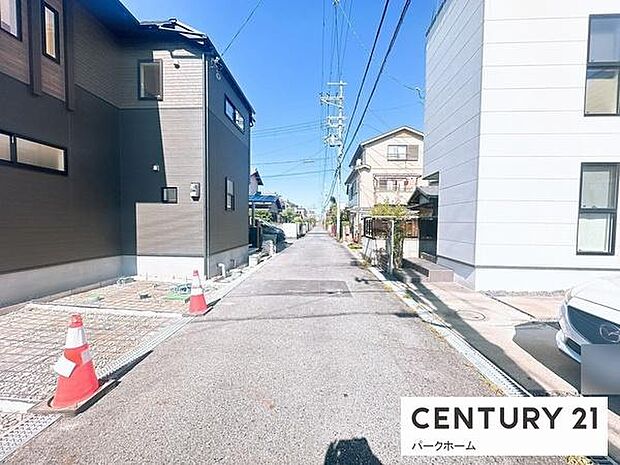 【前面道路】現地の前道道路です!