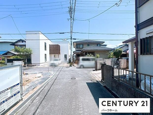 【前面道路】現地の前道道路です！