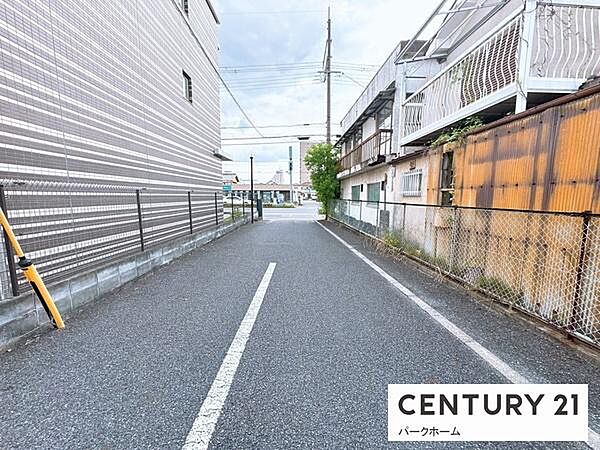 【前面道路】現地の前道道路です
