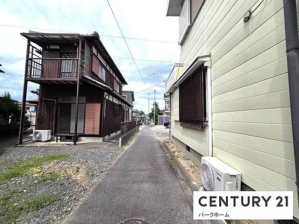 【前面道路】現地の前道道路です