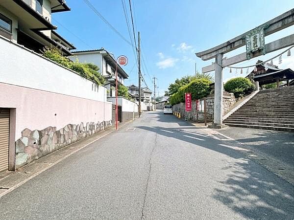 【前面道路】現地の前道道路です