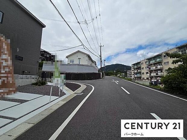 【前面道路】現地の前道道路です!