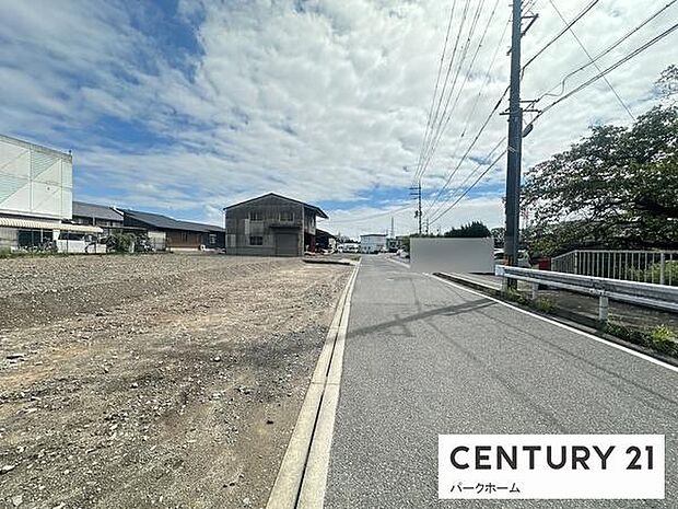 【前面道路】現地の前道道路です！
