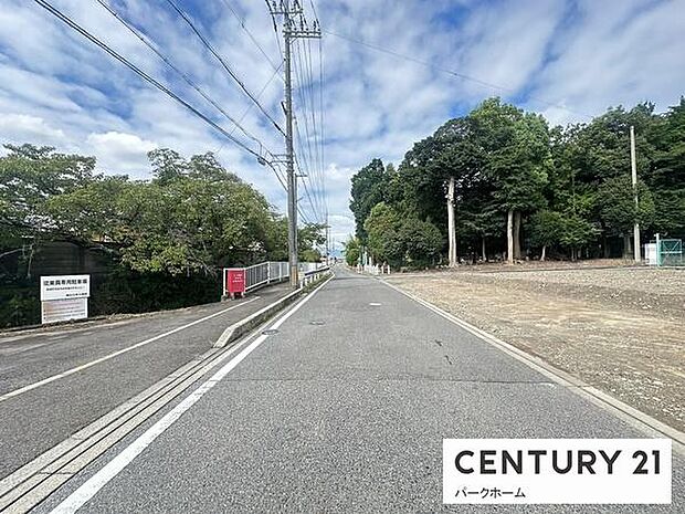 【前面道路】現地の前道道路です！