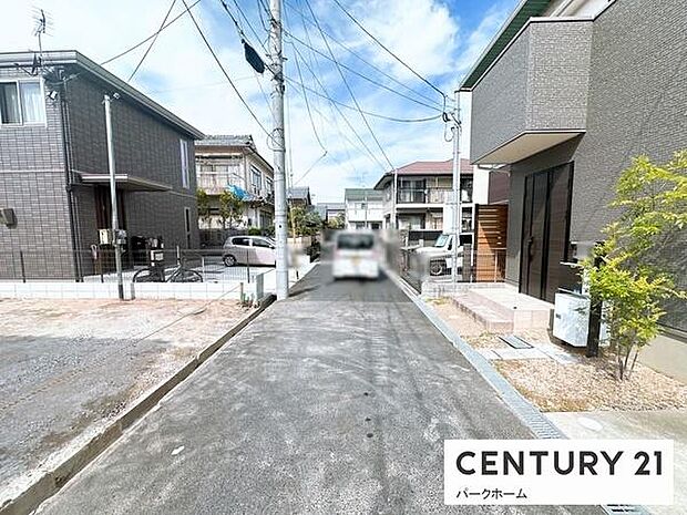 【前面道路】現地の前道道路です!
