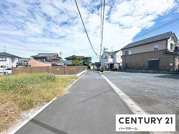 【前面道路】現地の前道道路です！