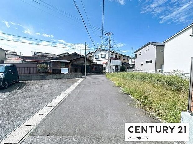 【前面道路】現地の前道道路です！