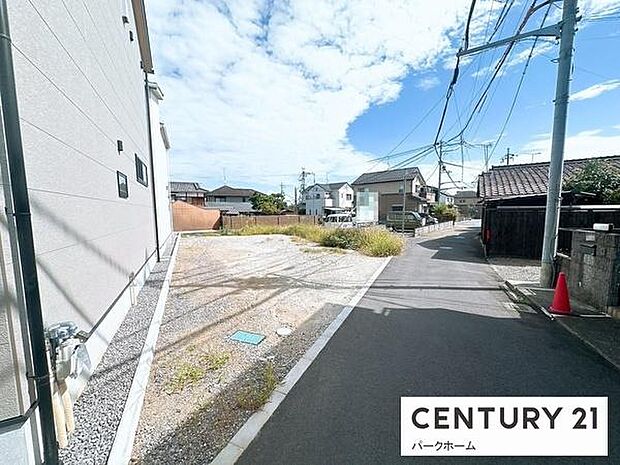 【前面道路】現地の前道道路です!